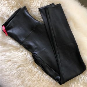 Spanx faux leather leggings